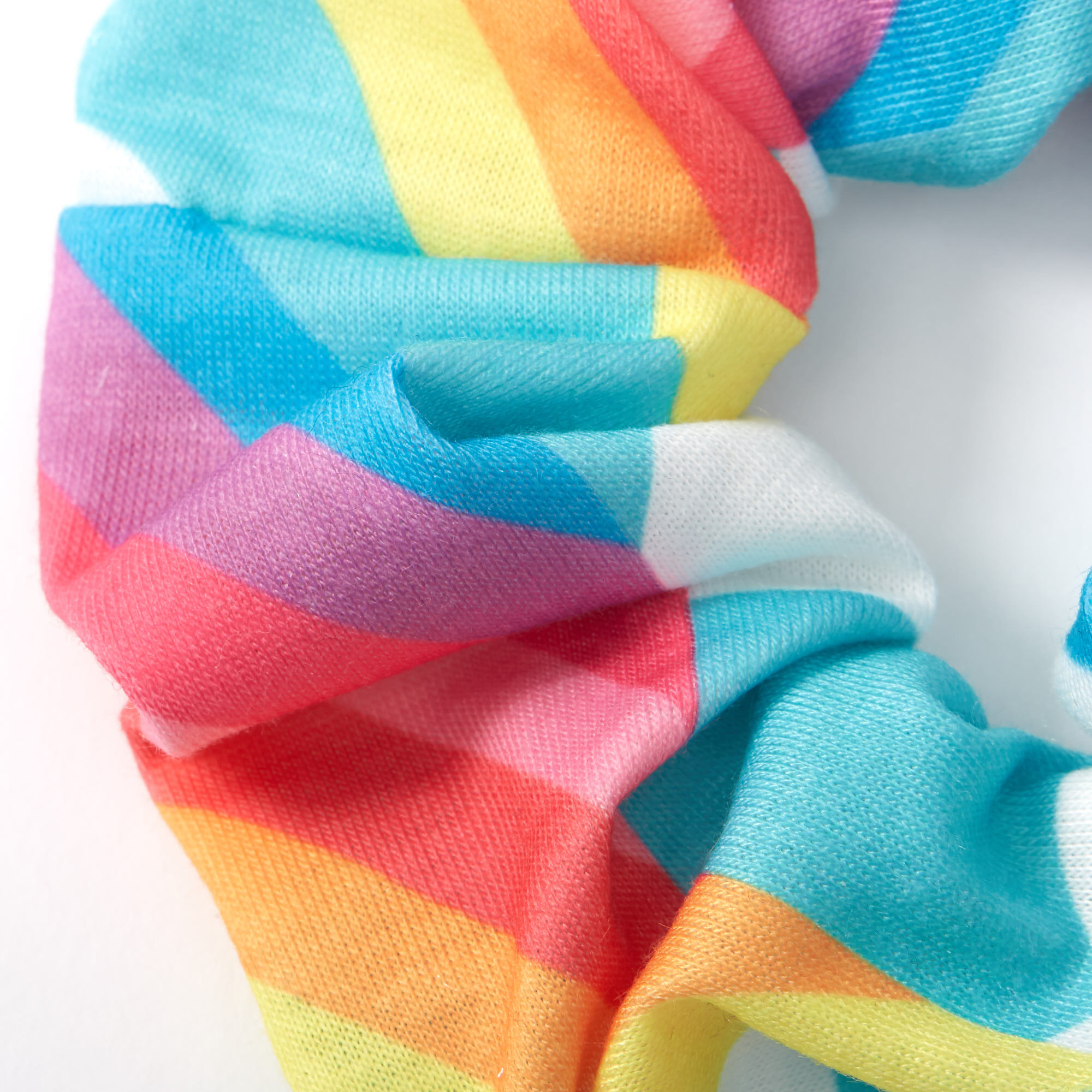 Medium Rainbow Cloud Hair Scrunchie,