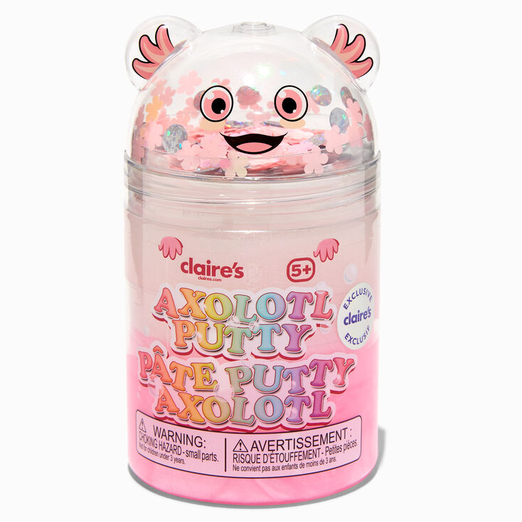 Claire&#39;s Exclusive Axolotl Putty Pot,
