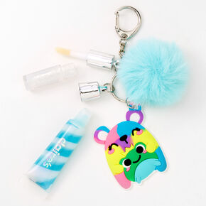 Blue Bear Lip Gloss Keychain,