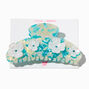 T H E M E x Claire&#39;s Blue &amp; White Floral Pearl Hair Claw,