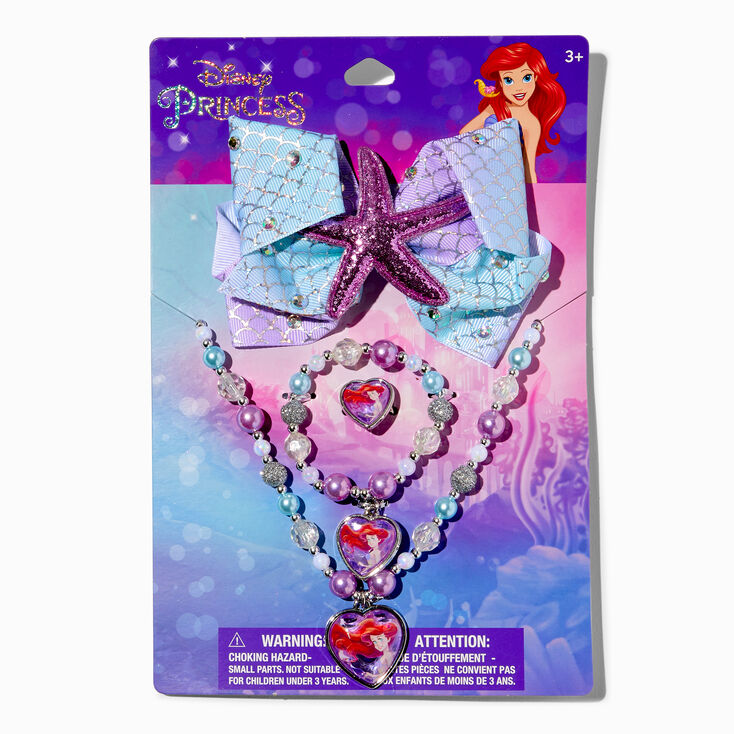 LITTLE MERMAID Necklace NEW Disney Princess Ariel Under the Sea (E) Purple