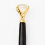 Shaker Diamond Top Pen - Black &amp; Gold,