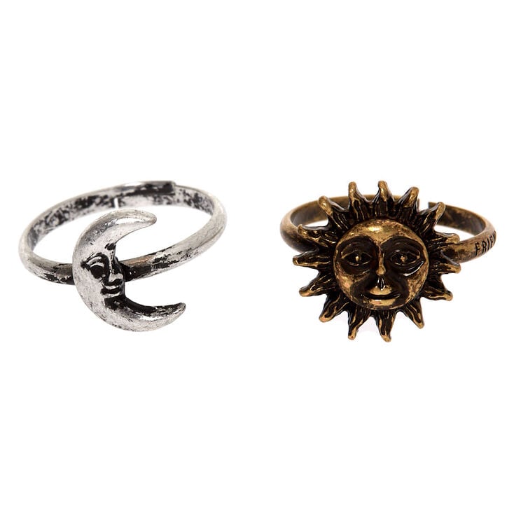 Best Friends Sun &amp; Moon Rings,