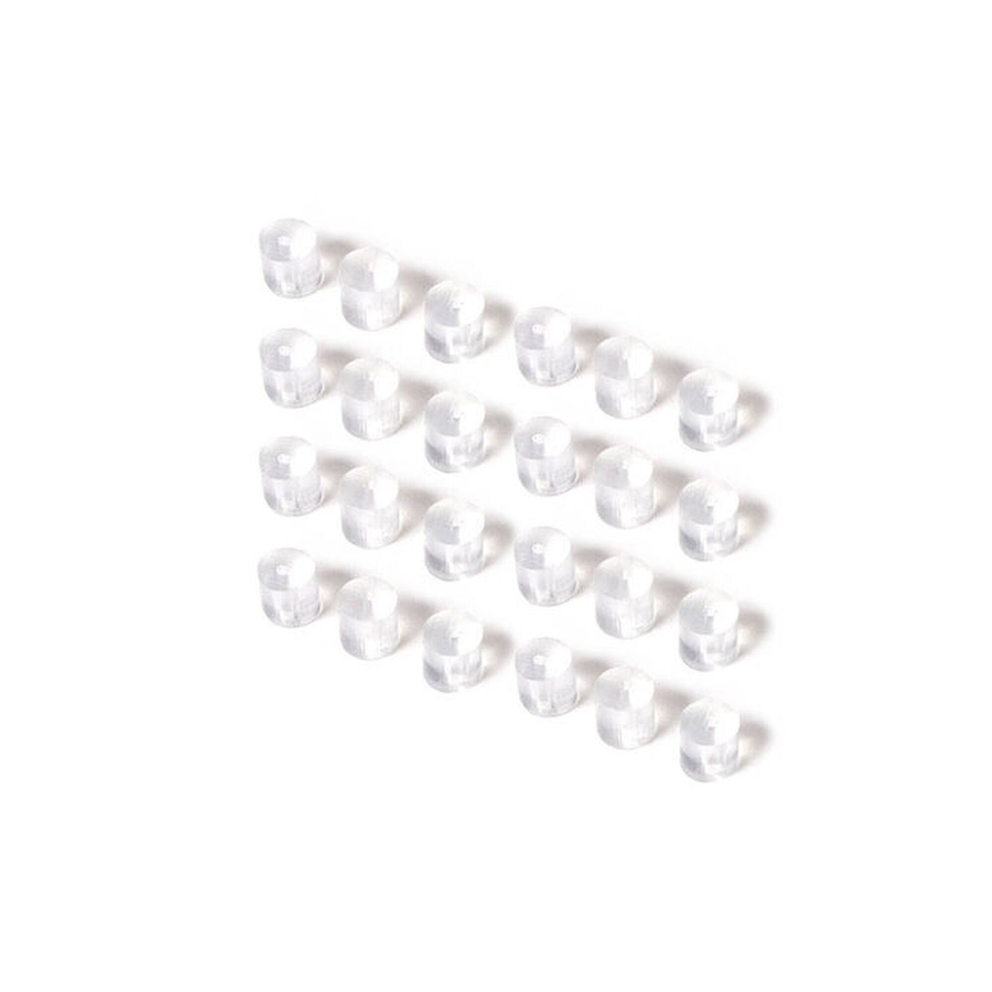 Claire's Girl's Fish Hook Earring Stoppers 12 Pack Clear 