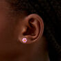 Pink Butterfly &amp; Flower Stud Earrings - 9 Pack,