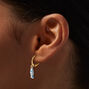 Gold-tone Beach Stud &amp; Hoop Earrings - 9 Pack,
