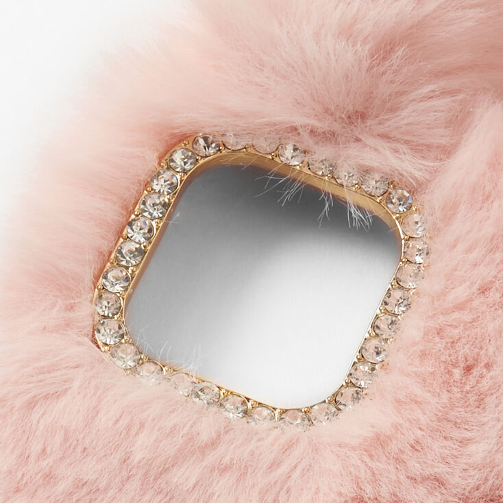 Furry Pink Bunny Phone Case - Fits iPhone 12 Pro Max,