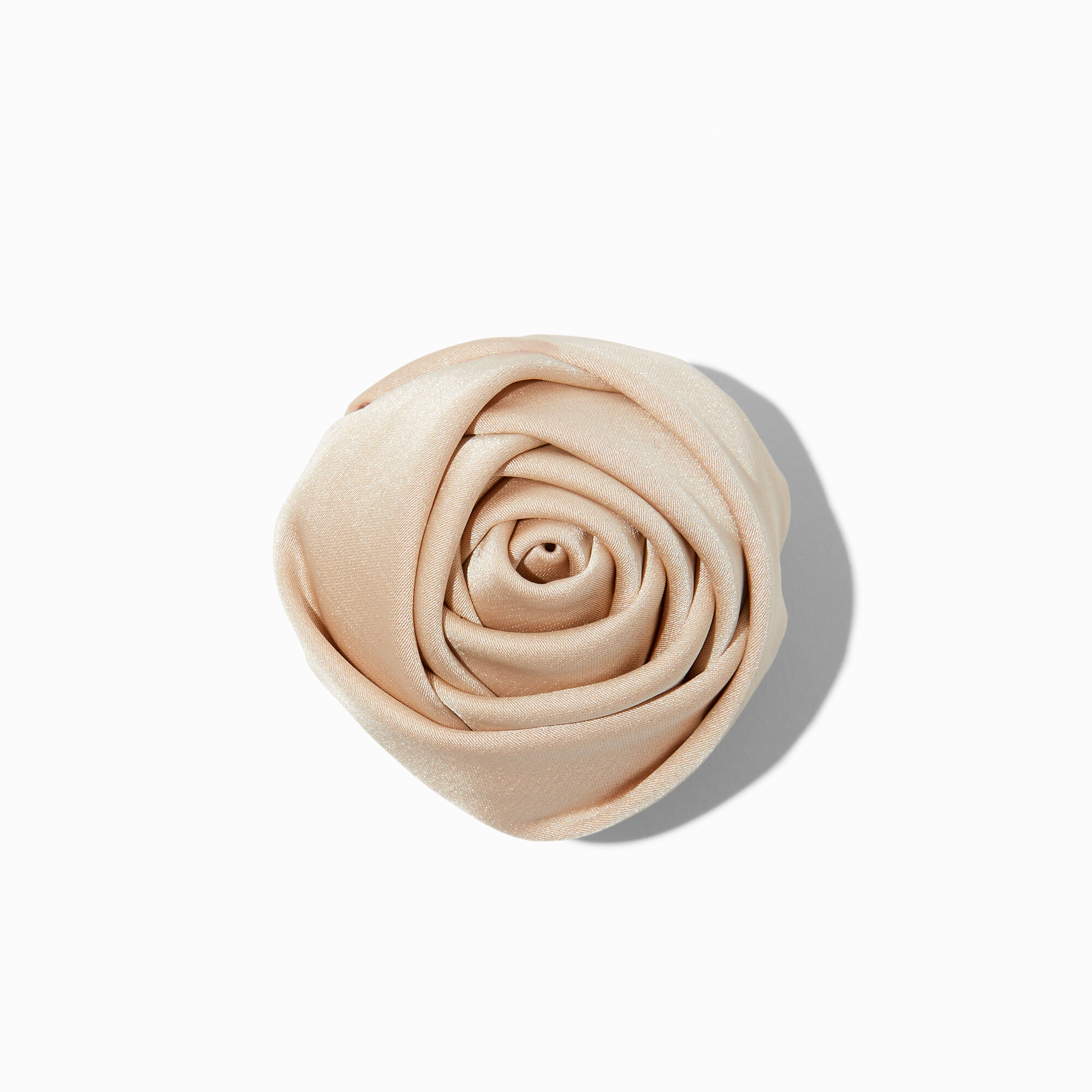View Claires Nude Rosette Flower Hair Clip information