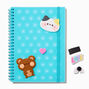 Blue Silicone Charm Diary,