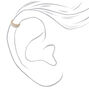 Gold-tone Glitter Band Ear Cuff,