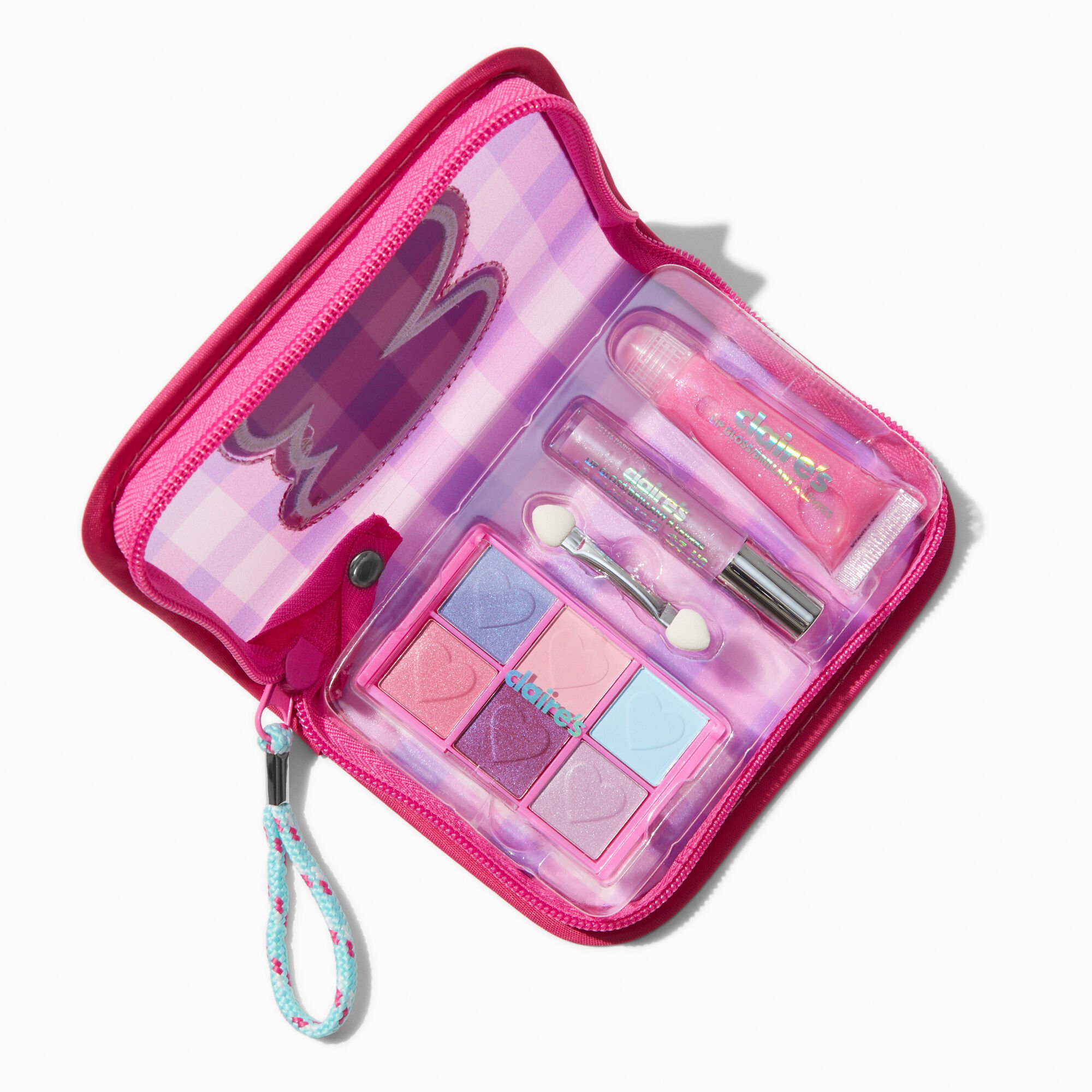Initial Zipper Makeup Set Wristlet - M,