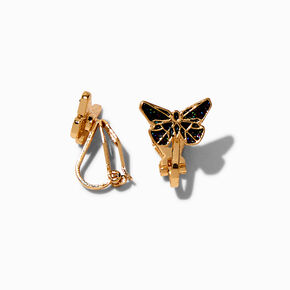 Origami Butterfly Clip-On Stud Earrings,