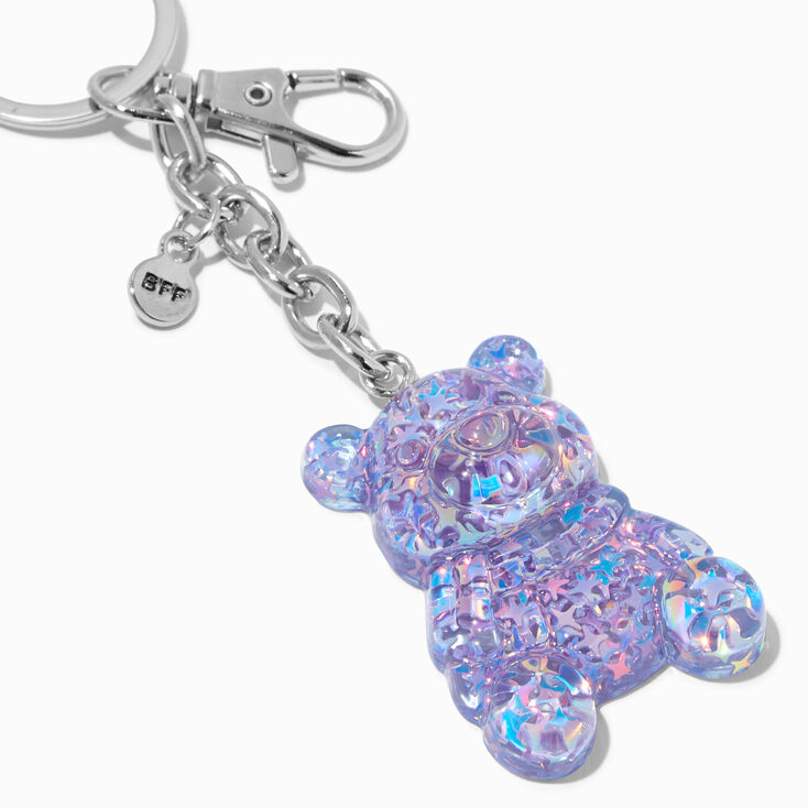 Best Friends Glitter Gummy Bear Keychains - 2 Pack,