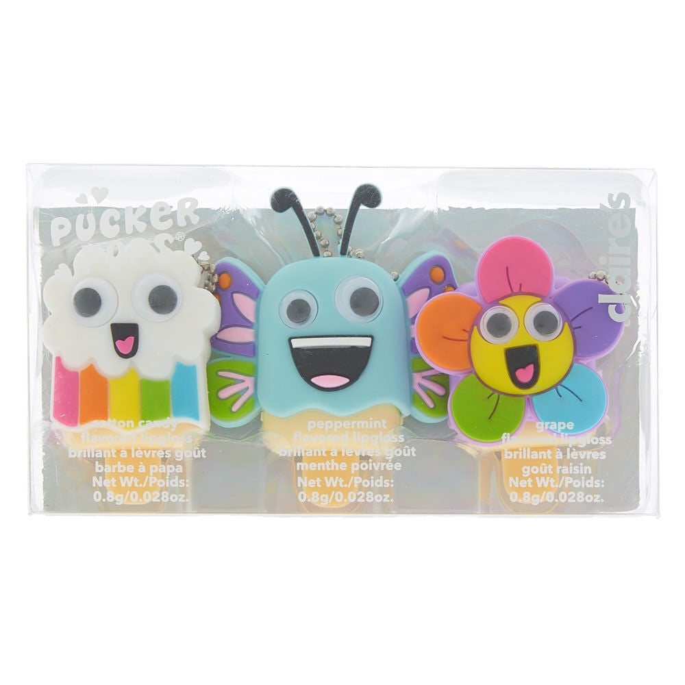 Pucker Pops Chasing Rainbows Lip Gloss Set - 3 Pack,