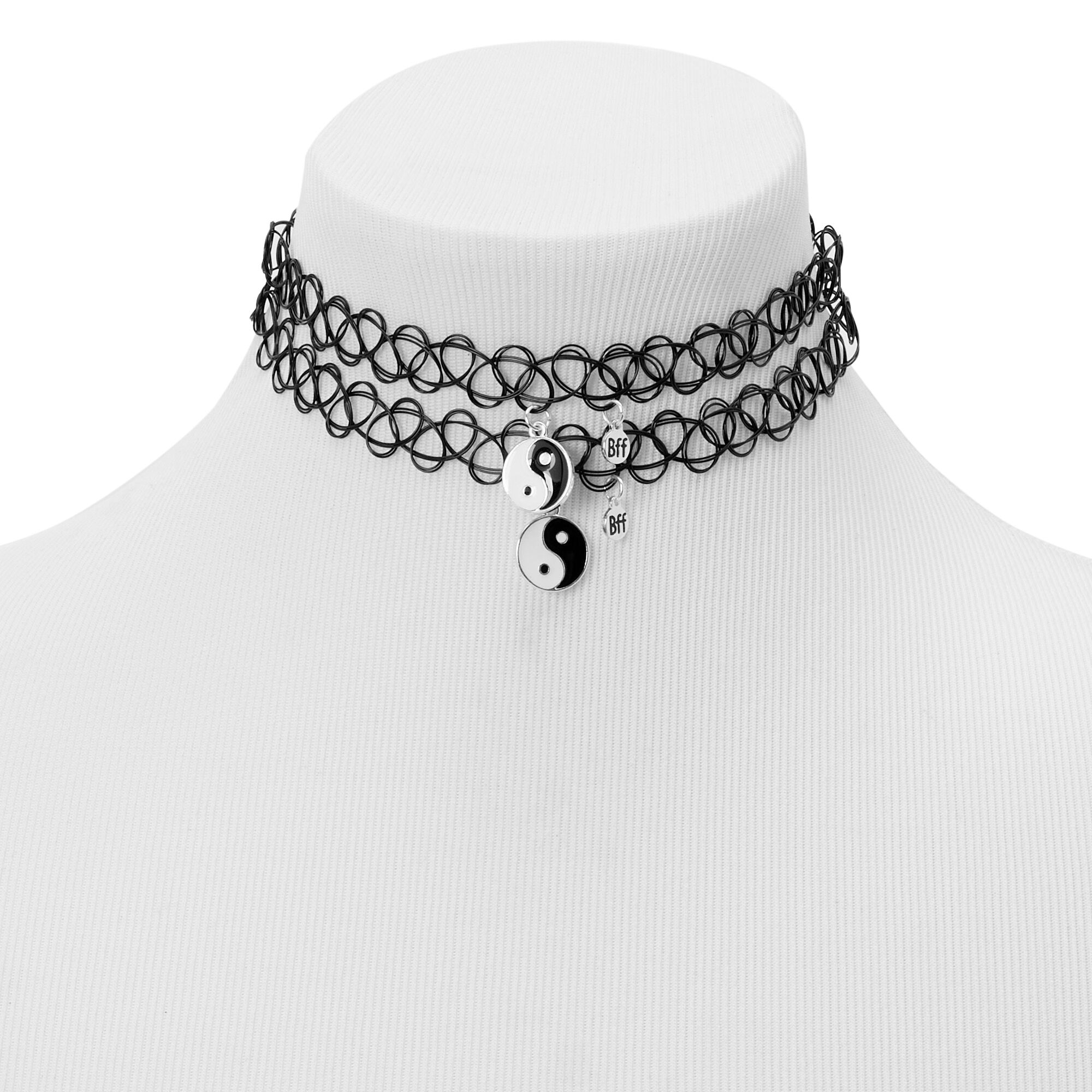 Best Friends Yin Yang Tattoo Choker Necklaces - 2 Pack | Claire's