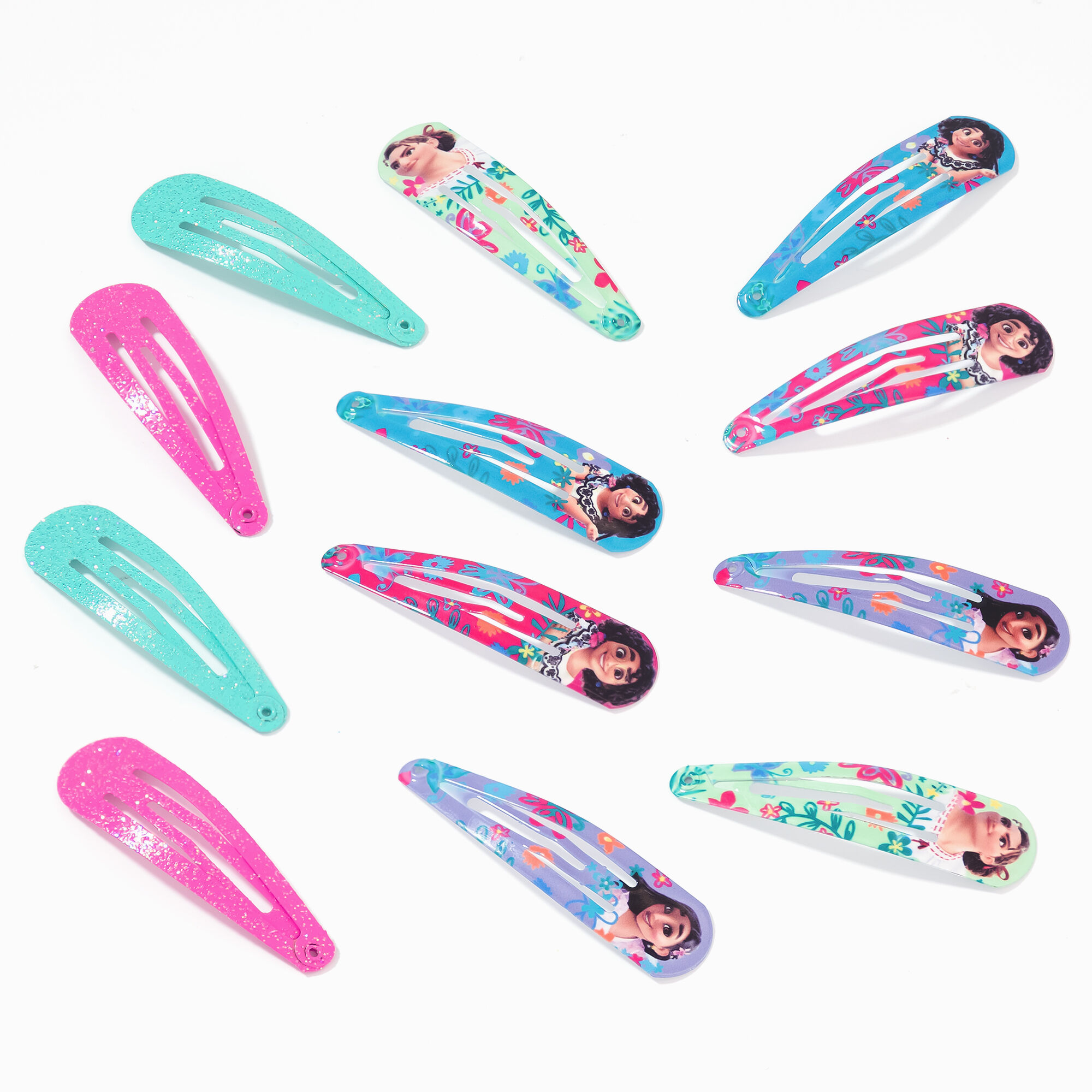 Disney Encanto Snap Hair Clips - 12 Pack,