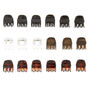 Neutral Mini Hair Claws - 18 Pack,