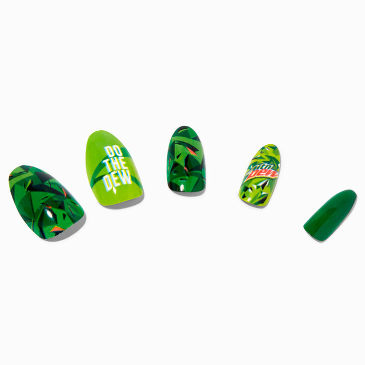 Mountain Dew&reg; Claire&#39;s Exclusive Stiletto Vegan Faux Nail Set - 24 Pack,