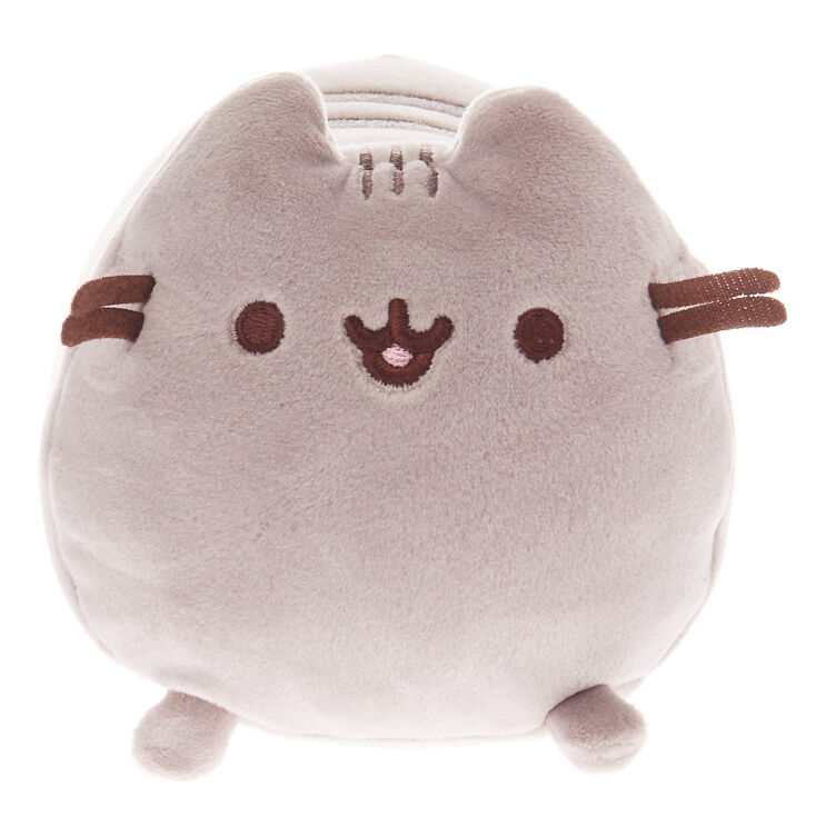 Claire's Petite peluche allongée grise Pusheen®