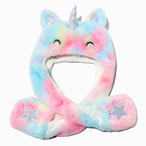 Claire&#39;s Club Rainbow Unicorn Plush Headscarf,