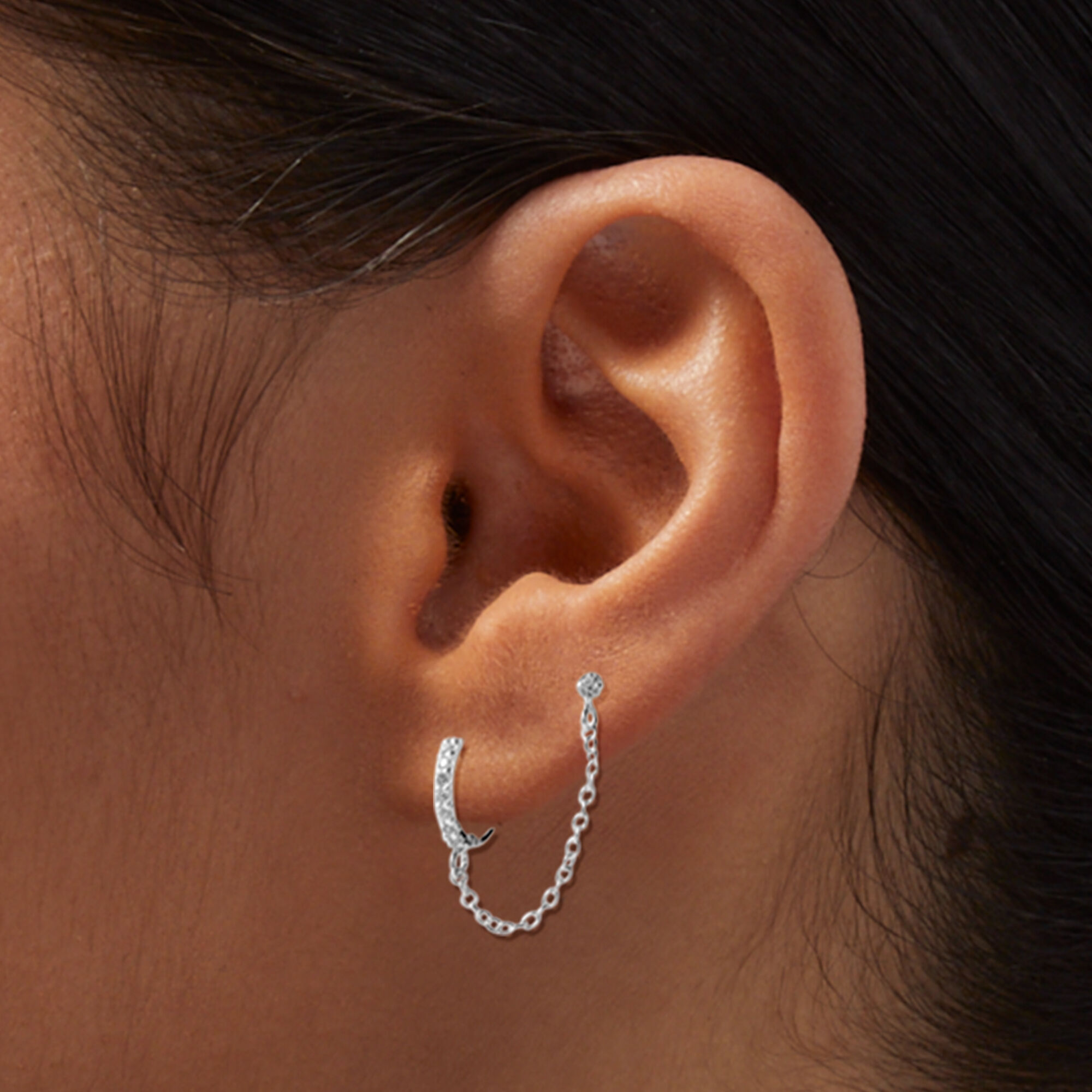 Claire's precious metal earrings sale