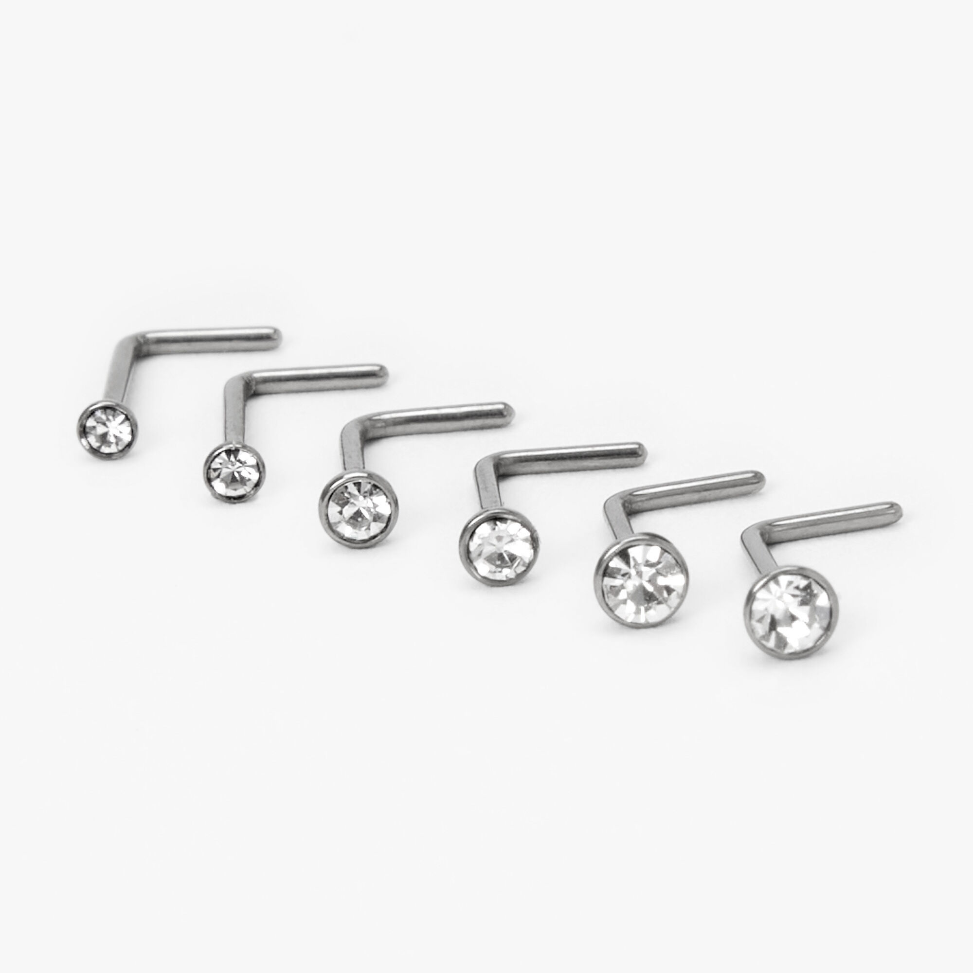 L shaped nose rings claire's online