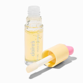 Pink Heart Yellow Lip Oil,