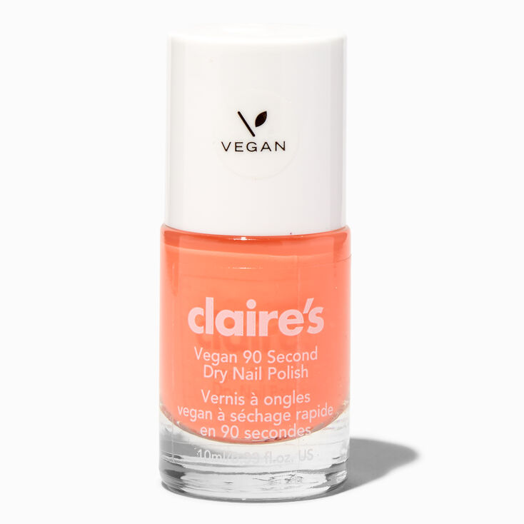 Vernis &agrave; ongles vegan qui s&egrave;che en 90 secondes - Orange Squeeze,