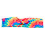Neon Tie Dye Twisted Headwrap,