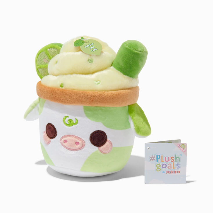 &#35;Plush Goals by Cuddle Barn&reg; 7&#39;&#39; Key Lime Mooshake Soft Toy,