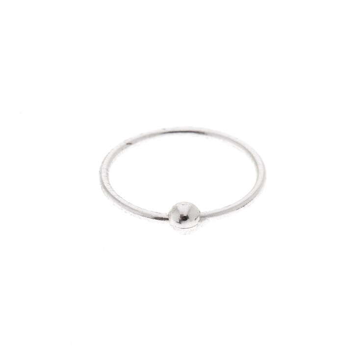 Sterling Silver 22G Classic Nose Ring,