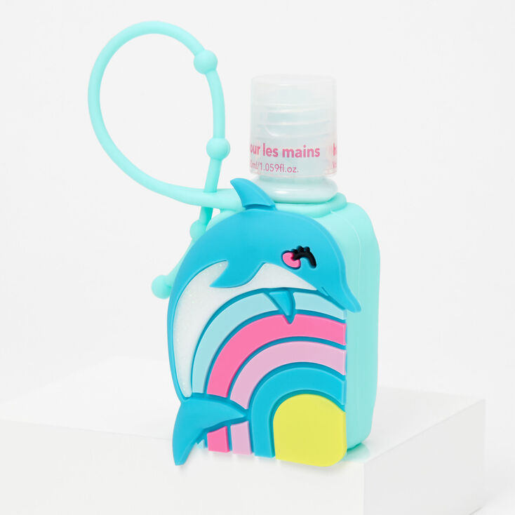 Rainbow Dolphin Hand Lotion - Sweet Rose,