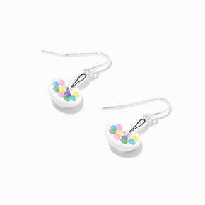 Rainbow Cereal Bowl 0.5&quot; Drop Earrings,