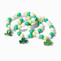 St. Patrick&#39;s Day Beaded Stretch Bracelets - 3 Pack,