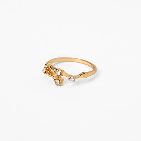 Gold Embellished Celestial Midi Ring,