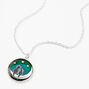 Cats on the Moon Mood Pendant Necklace,