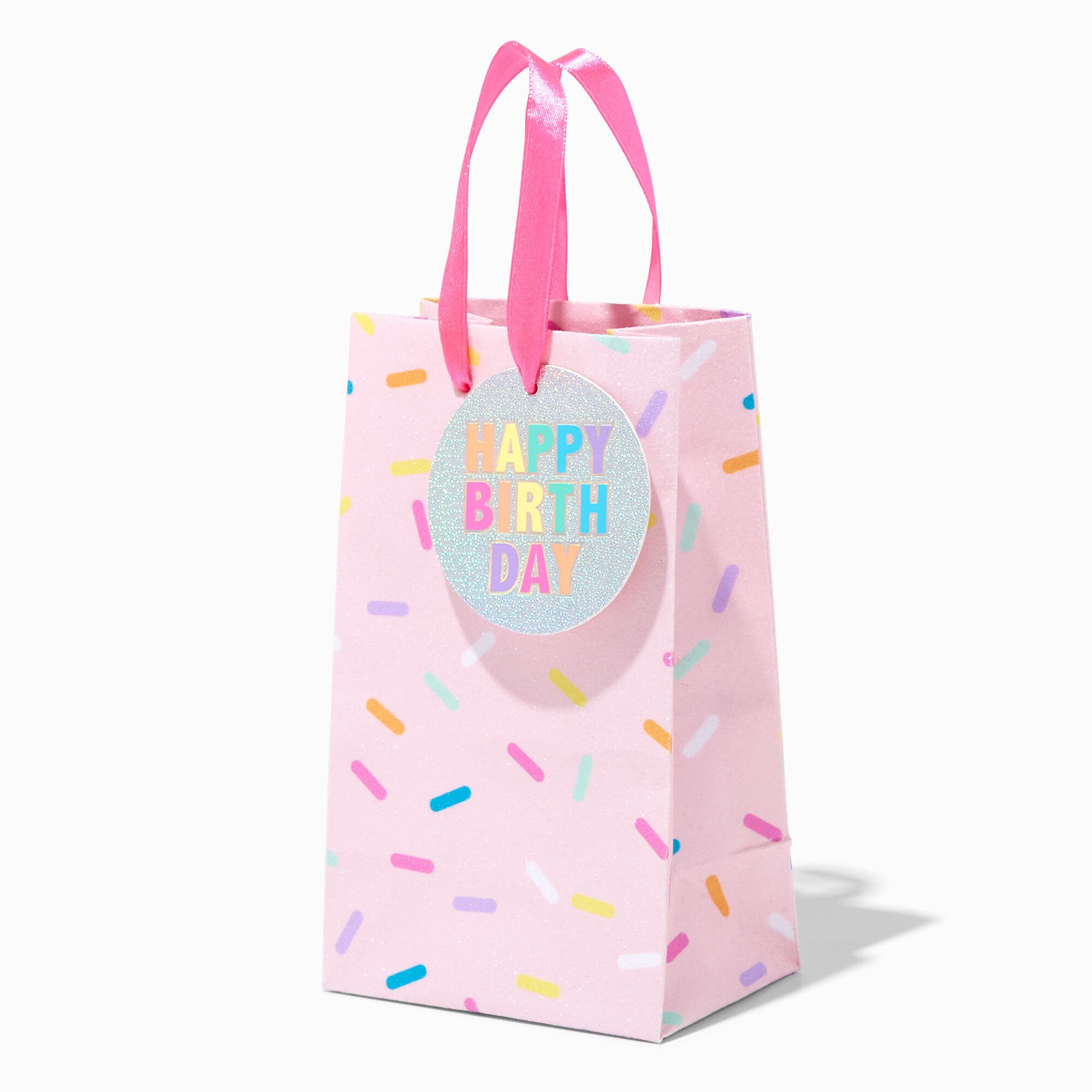 View Claires Cupcake Sprinkles Birthday Gift Bag Small information