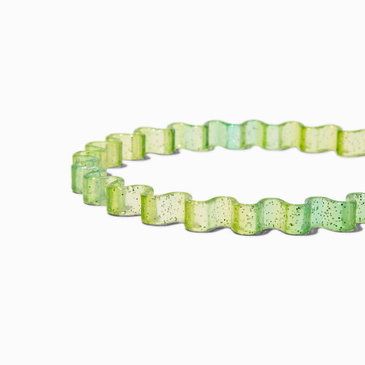 Orange &amp; Green Zig Zag Headbands - 2 Pack,
