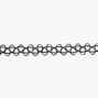 Black Tattoo Choker Necklace,