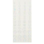 Lot de 48 bijoux de peau iris&eacute;s couleur argent&eacute;,