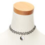 Mood Yin Yang Tattoo Choker Necklace,