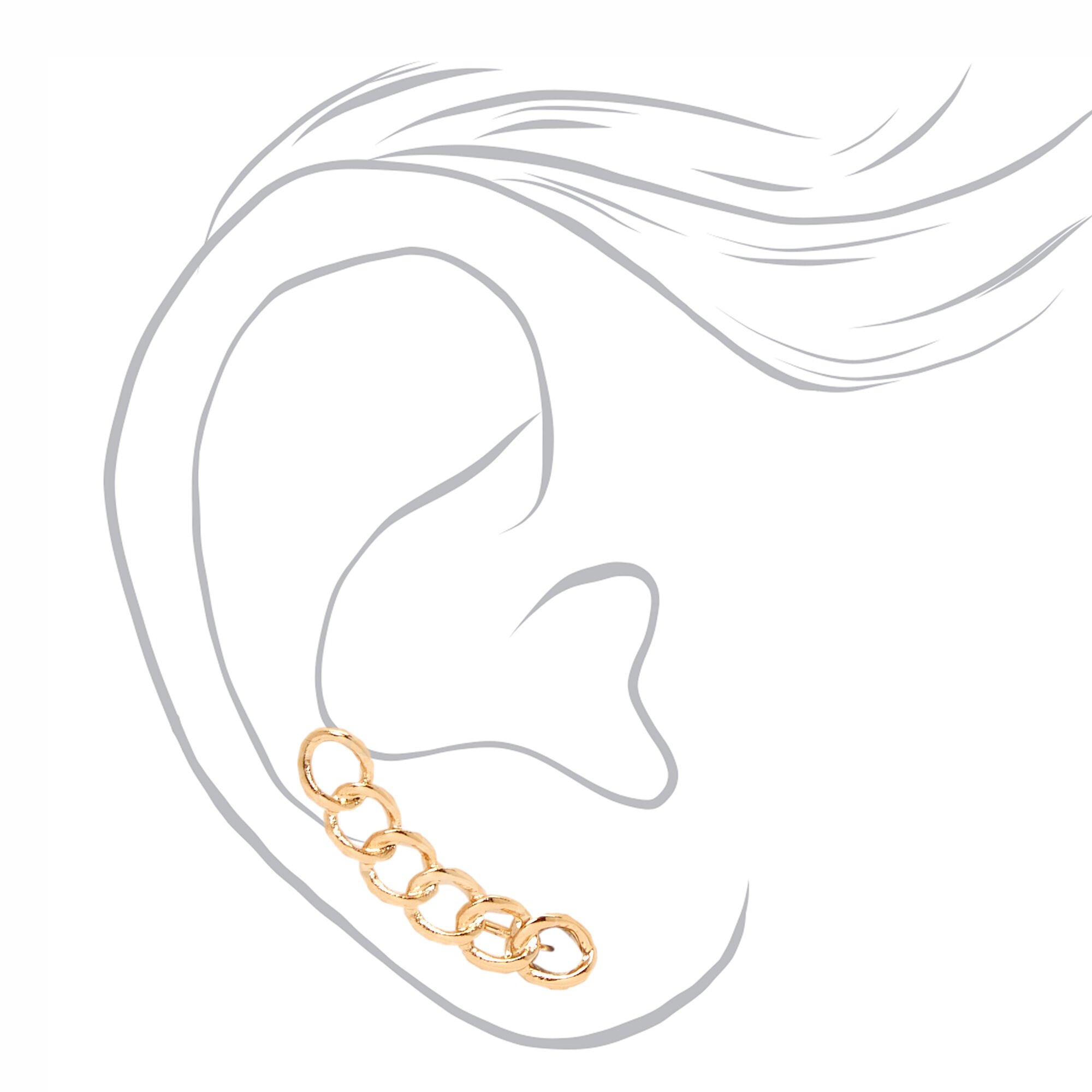 Crawler discount earrings claire's