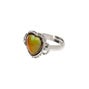Silver Heart Mood Ring,