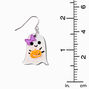Glittery Ghost Drop Earrings,