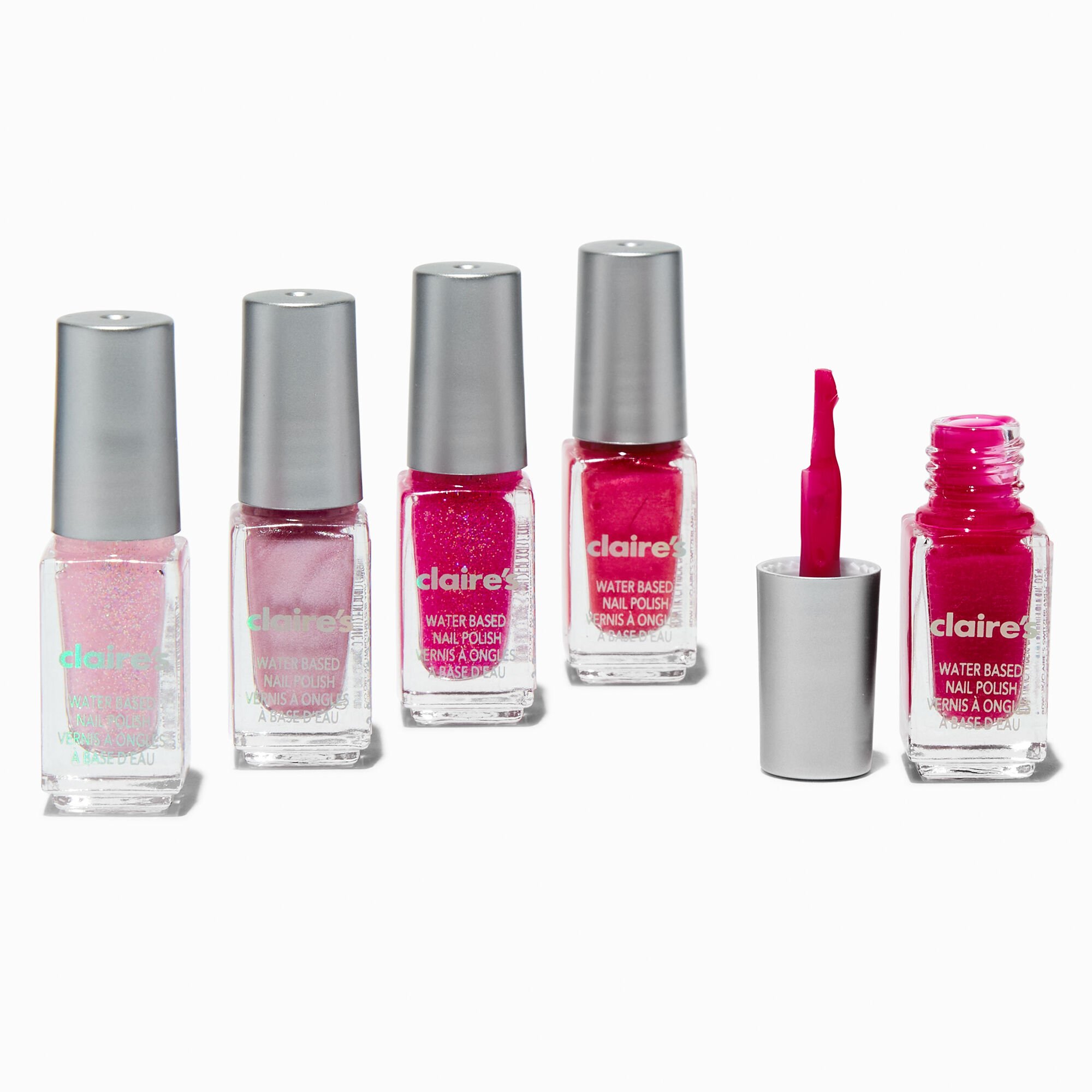 Vernis à ongles peel-off parfumé princesse rose - Lot de 5,