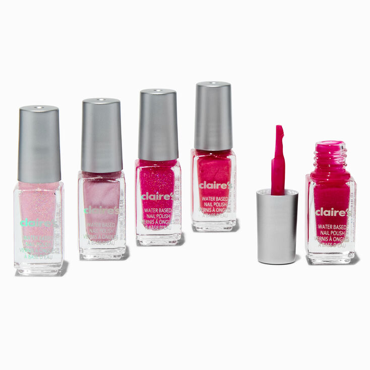 Vernis &agrave; ongles peel-off parfum&eacute;&nbsp;princesse rose - Lot de 5,