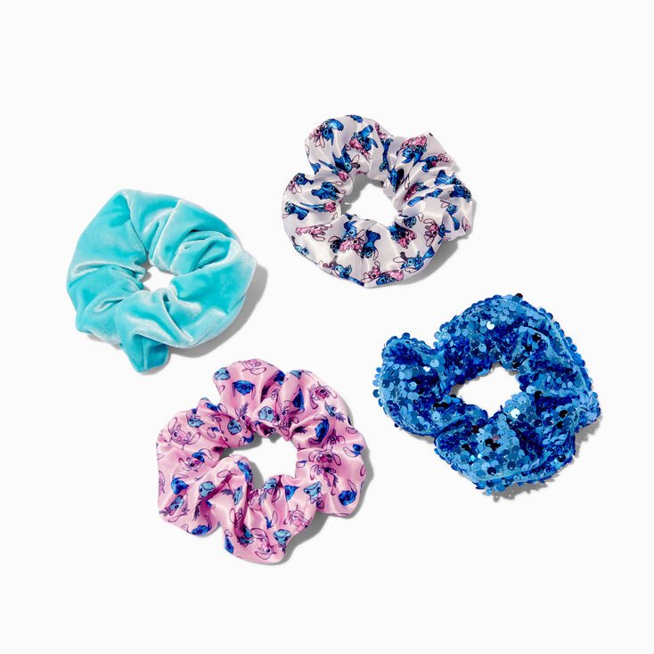 Disney Stitch Claire&#39;s Exclusive BFF Hair Scrunchies - 4 Pack,
