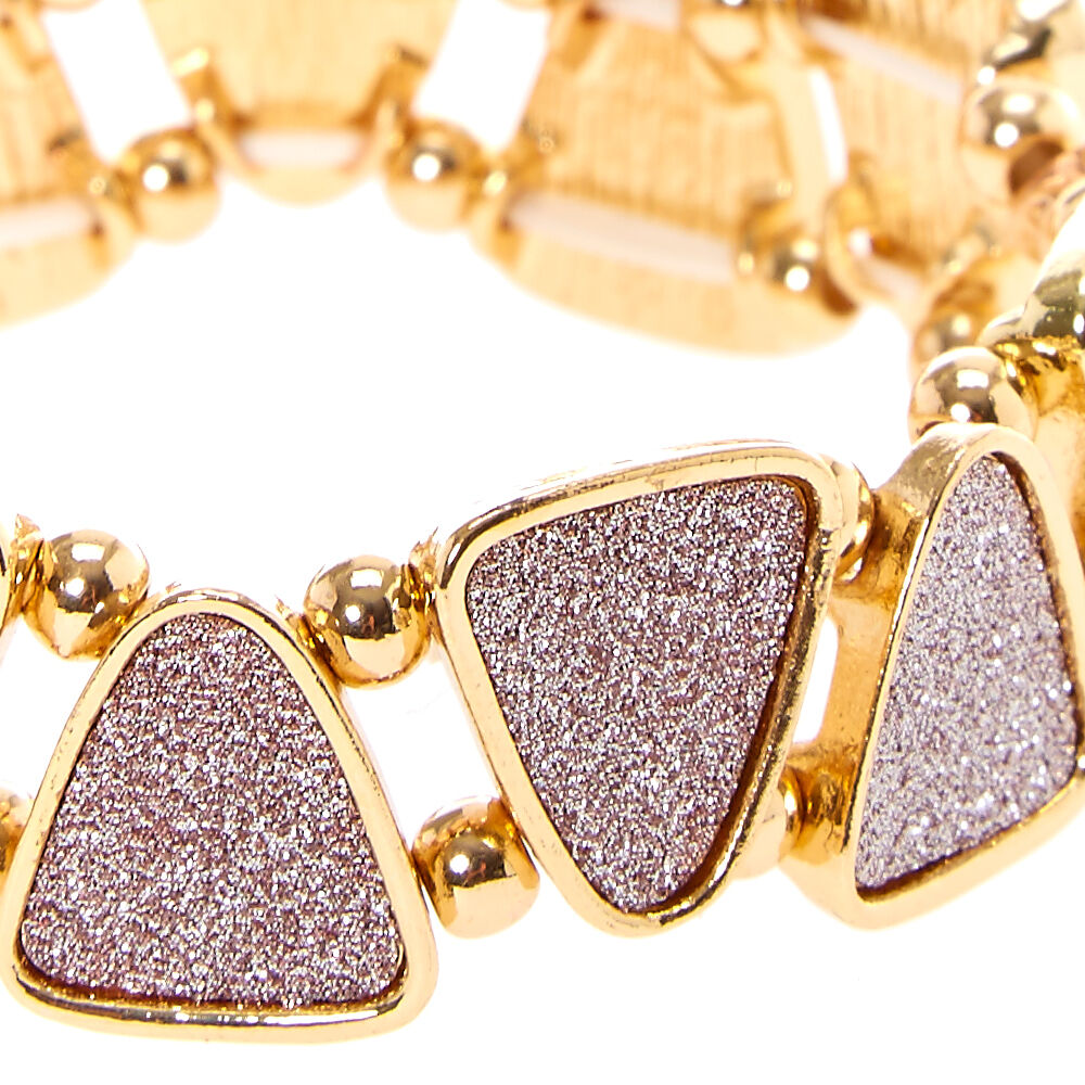 Rose Gold Glitter Tape Bracelet,
