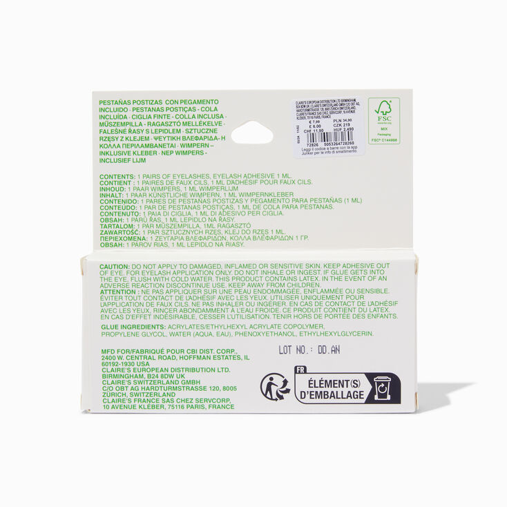 St. Patrick&#39;s Day Green Faux Eyelashes,