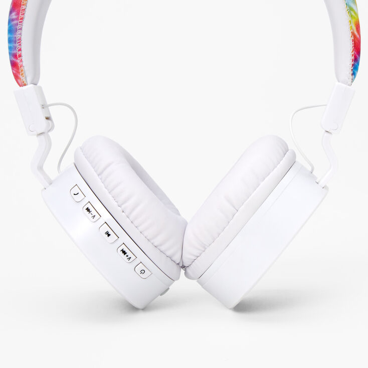Tie Dye Unicorn Bluetooth Headphones,